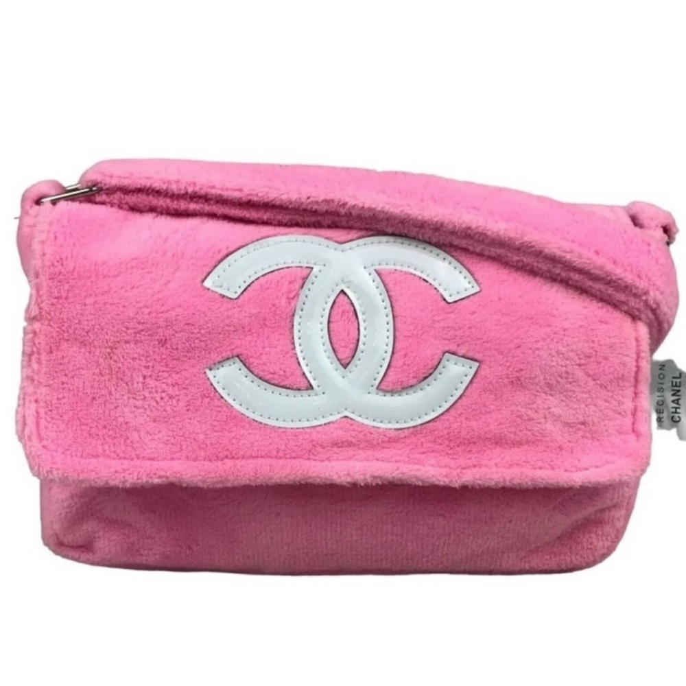 ⭐️ FIRM PRICE ⭐️ Authentic Chanel Terrycloth Crossbody Makeup Bag
